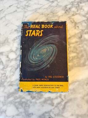 The Real Book About Stars by Hal Goodwin 1951 Garden City Book Club Edition